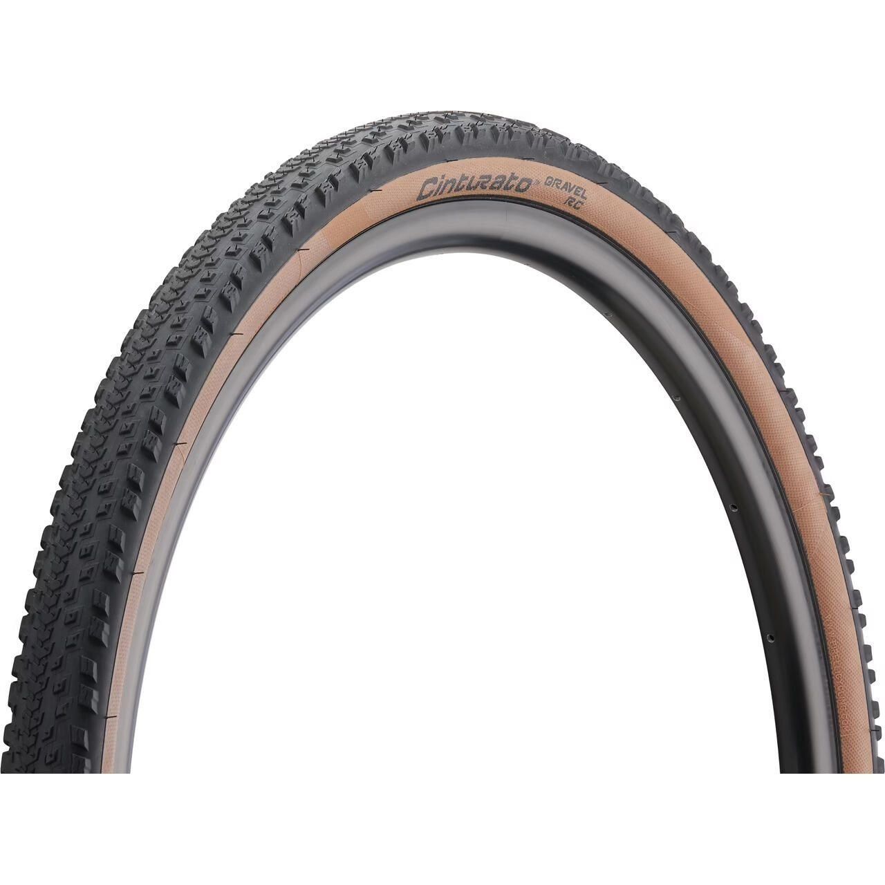 Pneu Pirelli, Cinturato GRAVEL RC, 700x35C, Pliable, Tubeless Ready, SpeedGrip, TechWALL+, 127TPI, Flanc Beige