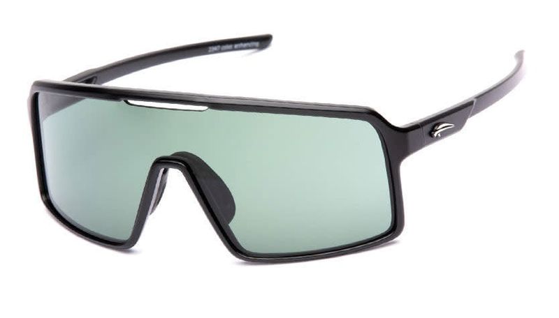 Lunettes Atmosphere Burn CE Noir Mat - Lentille Vert