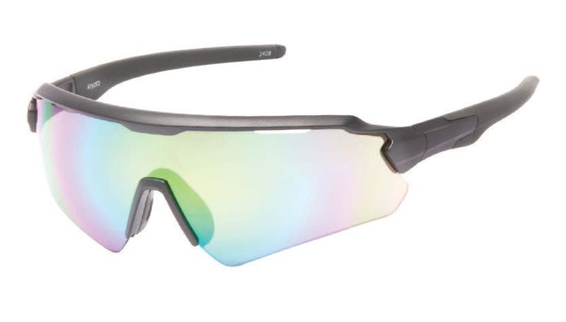 Lunettes Atmosphere Krypto Gris Métallique Mat - Lentille Vert Revo