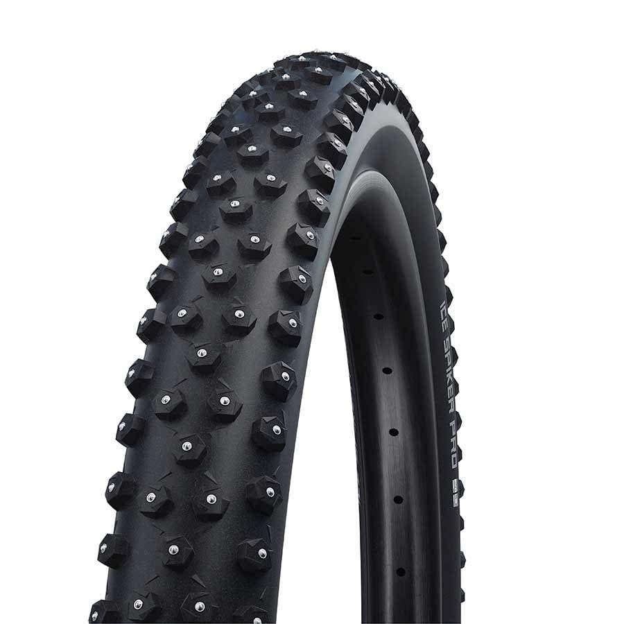 Pneu Schwalbe Ice Spiker Pro 29&#39;&#39;x2.25, Tringles Rigides, 420 clous, Noir