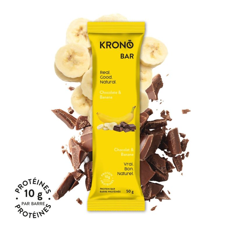 Barre protéinée Krono Chocolat/Banane 50g