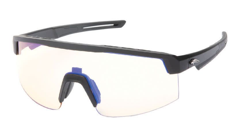 Lunettes Atmosphere Psyche Noir Mat - Lentille Jaune w/ Flash Bleu