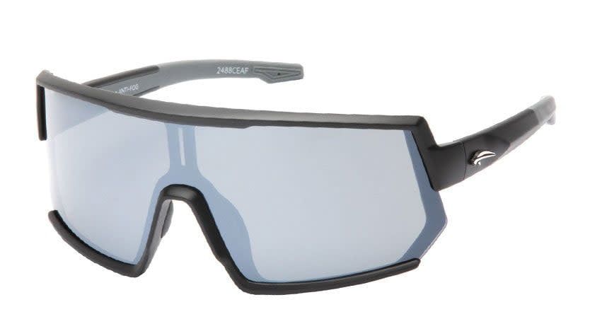 Lunettes Atmosphere Dopamine Noir Mat - Lentille Argent Revo
