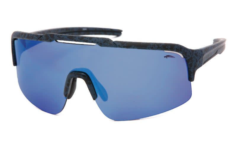 Lunettes Atmosphere Devo Noir Mat - Lentille Bleu Revo