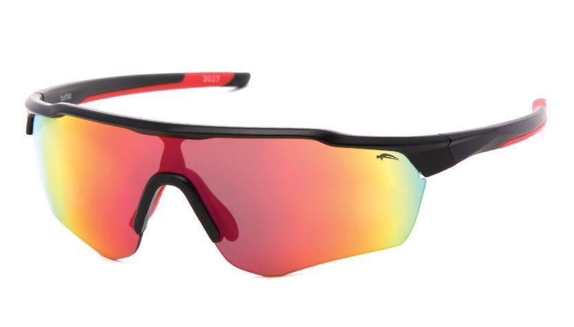 Lunettes Atmosphere Turbo Noir Mat - Lentille Rouge Revo
