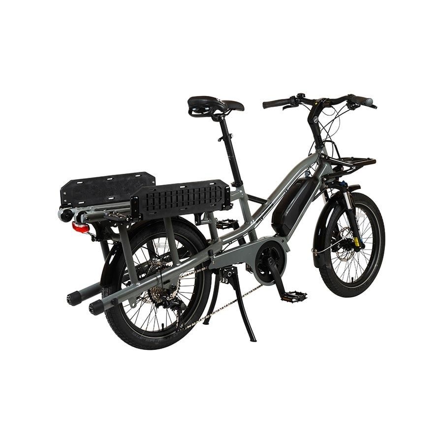 Vélo cargo électrique YUBA, FastRack Gris, U