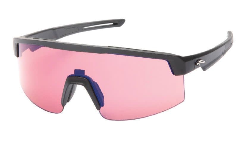 Lunettes Atmosphere Psyche Noir Mat - Lentille Rose w/ Flash Bleu