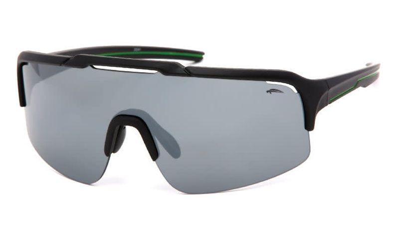 Lunettes Atmosphere Devo Noir Mat - Lentille Argent Foncé Revo