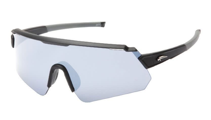 Lunettes Atmosphere Slash Noir Mat - Lentille Argent Revo