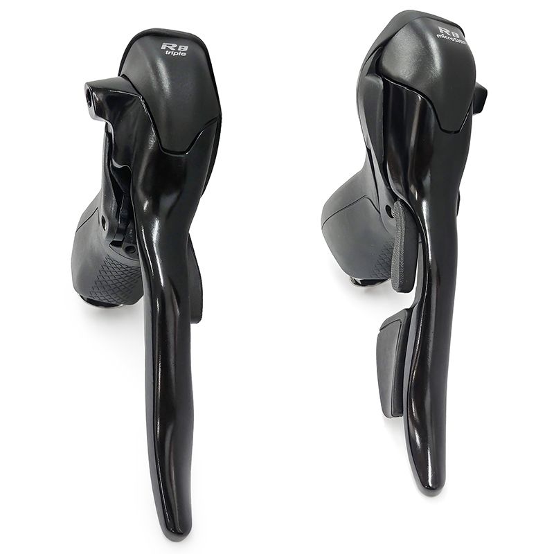 Leviers de frein/vitesse MicroShift R8, SB-R482 / SB-R483, 3x8vit. Noir