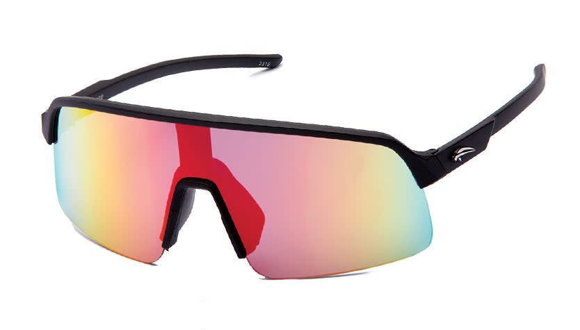 Lunettes Atmosphere Binge Noir Mat - Lentille Rouge Revo