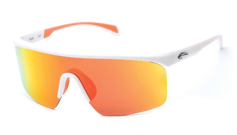 Lunettes Atmosphere Noize Blanc Mat - Lentille Orange Revo