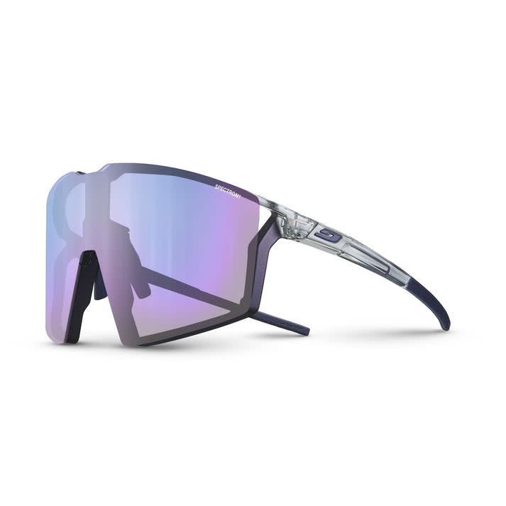 Lunette Julbo Edge Gris Translucide - Lentille Violet w/ Mauve  Spectron HD cat: 1