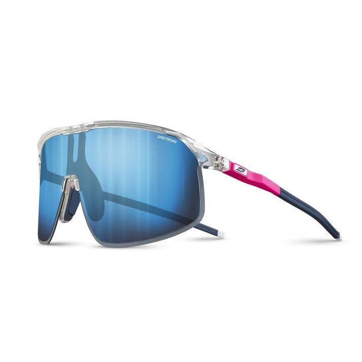 Lunette Julbo Density Cristal/Rose Fluo/Bleu - Lentille Bleu w/ Gris Spectron 3 cat: 3