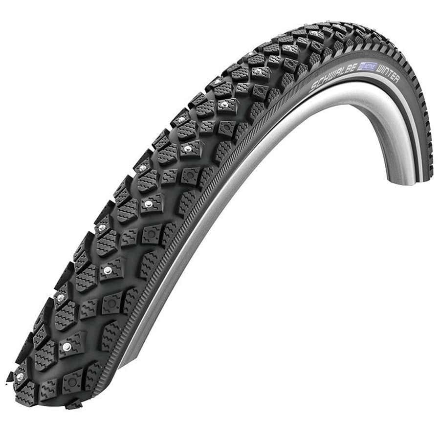 Pneu clouté Schwalbe, Winter, 700x40C, Rigide, Tringle, Winter, KevlarGuard, 50TPI, Noir