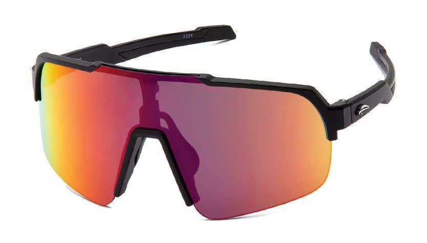 Lunettes Atmosphere Top Dog Noir Mat - Lentille Rouge Revo