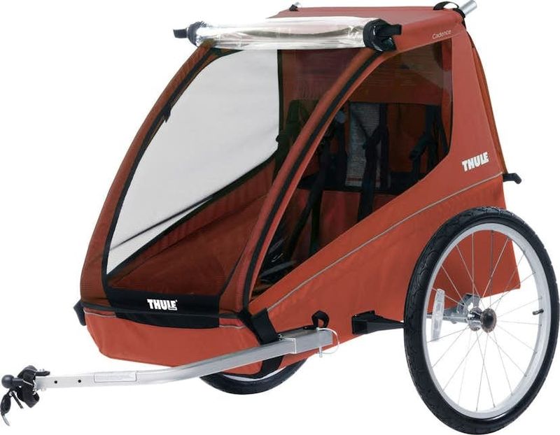 Chariot Thule Cadence - 2 sièges Hot Sauce Rouge