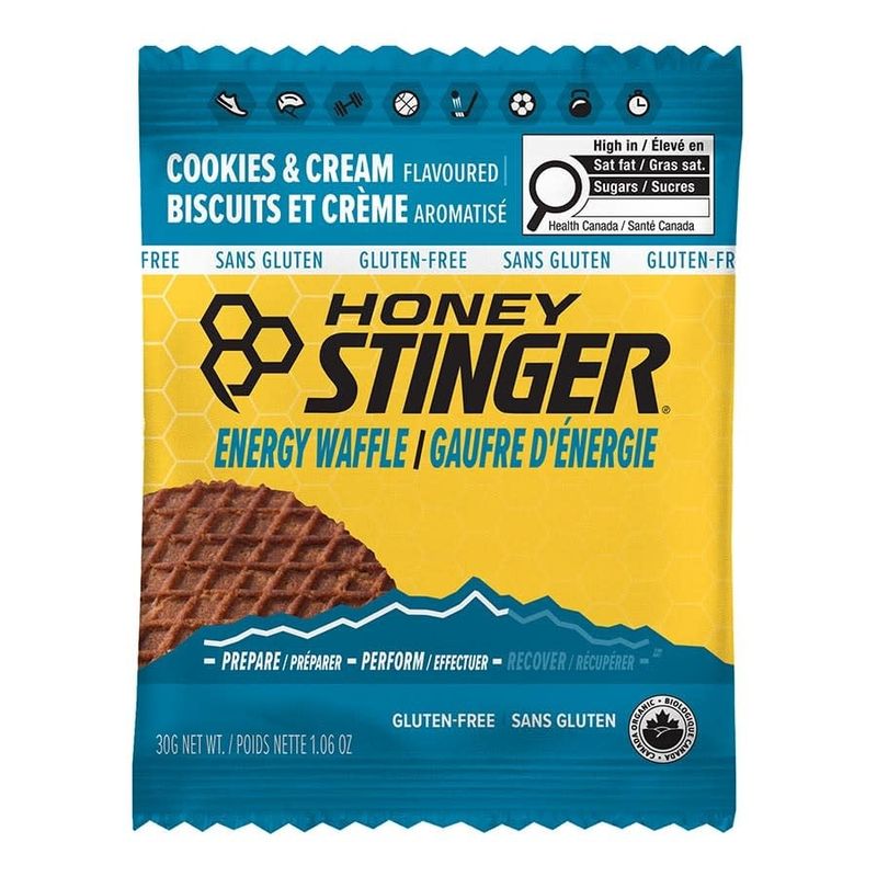 Gaufres Honey Stinger Organic sans Gluten, Biscuits et Crème 30g