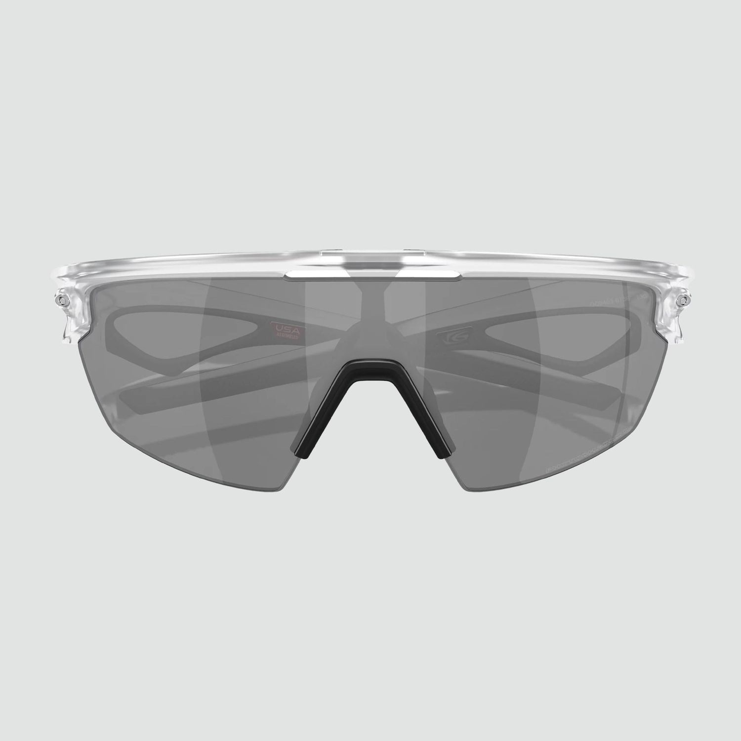 Lunette Oakley Sphaera™️ Transparent Mat - Lentille Photochromique Clair à Noir Iridium