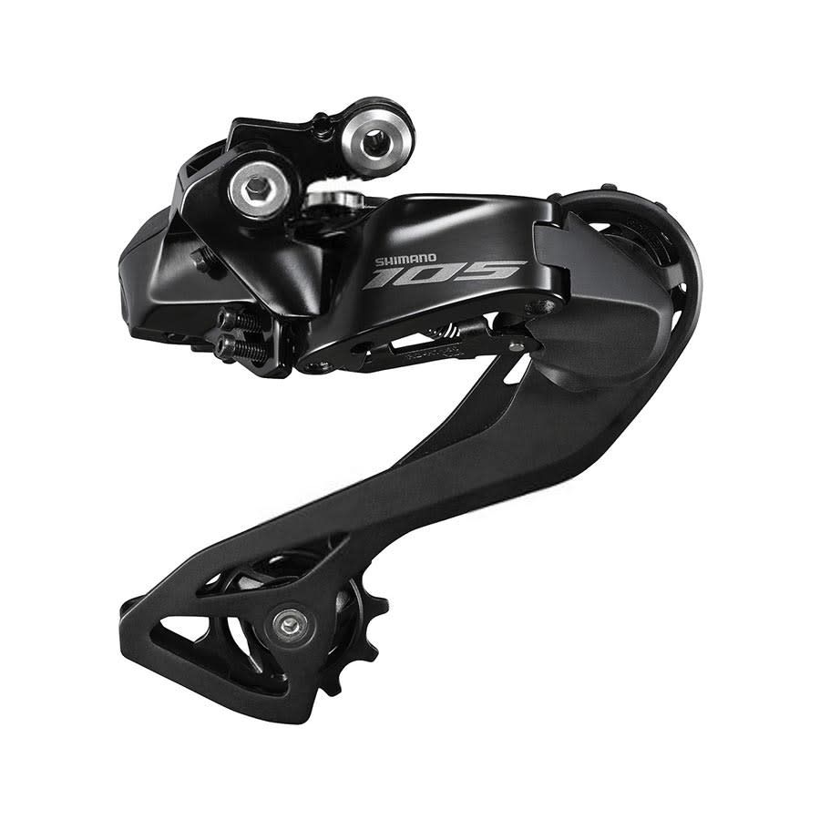 Dérailleur arrière route Shimano, 105 Di2 RD-R7150, 12vit. Cage: SGS, Noir