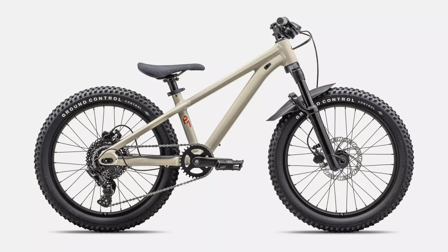Vélo Specialized P.1 Trail 2025 Blanc Montagne Brillant/Éclat Ambré 20&#39;&#39;