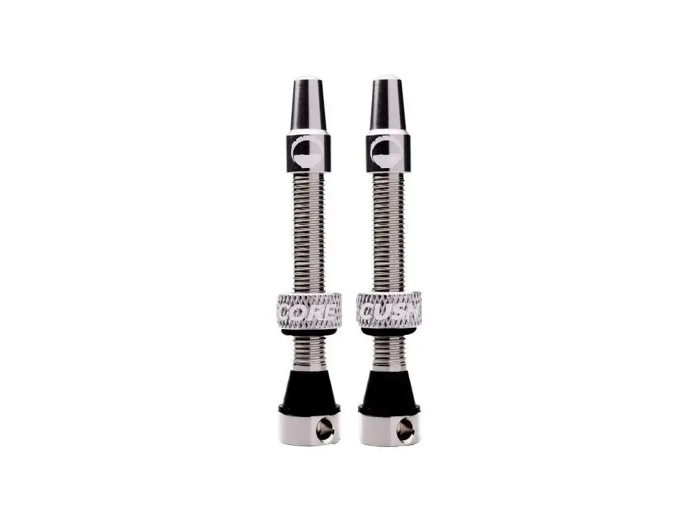 Ensemble de valves tubeless Cushcore 44mm Argent (Paire)