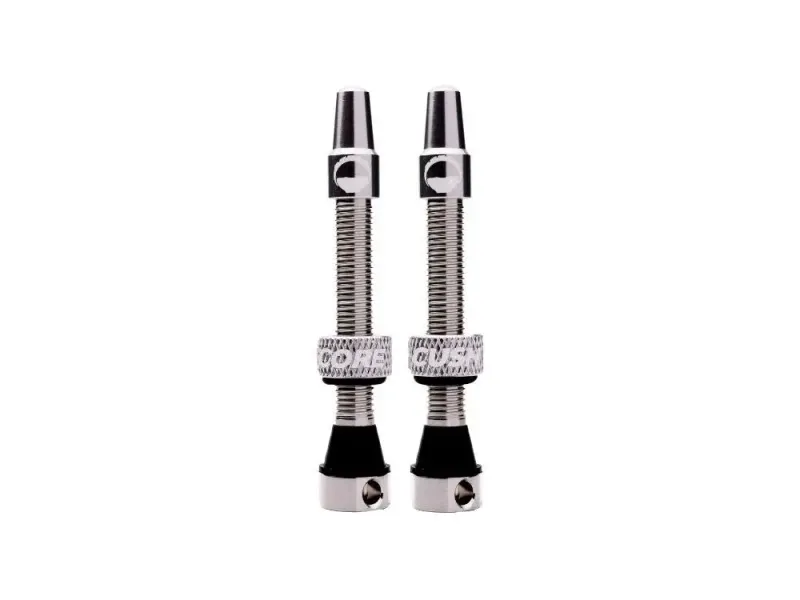 Ensemble de valves tubeless Cushcore 44mm Argent (Paire)