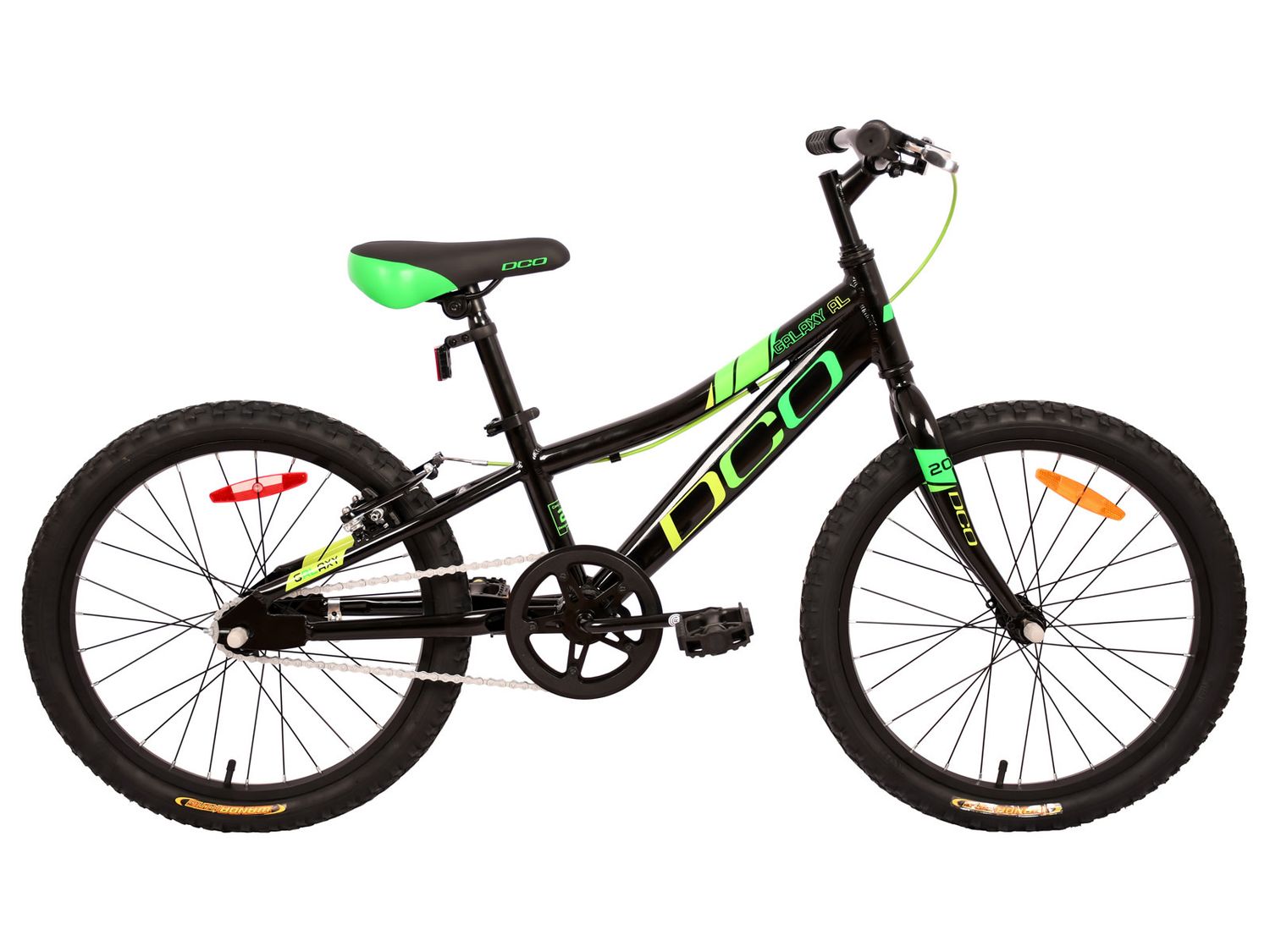 Vélo DCO Galaxy AL 20po Noir/Vert