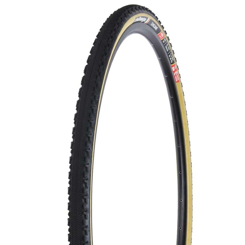 Pneu Challenge, Chicane Pro, 700x33C, Pliable, Tringle, Natural, SuperPoly, PPS, 300TPI, Flanc Beige