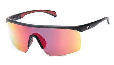 Lunettes Atmosphere Noize Noir Mat - Lentille Rouge Revo