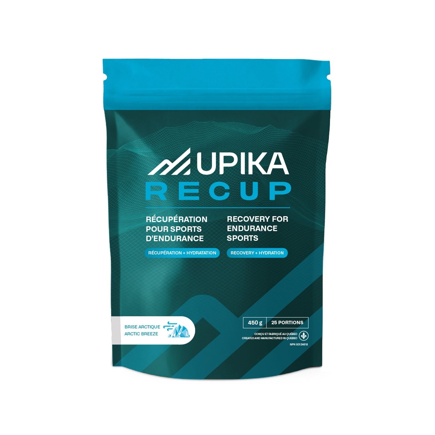 Boisson de récupération Upika Recup Brise Arctique 25 portions 450g