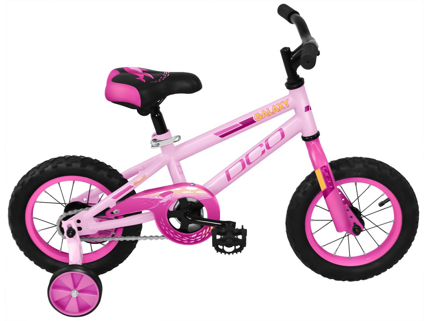 Vélo DCO Galaxy 12po Rose