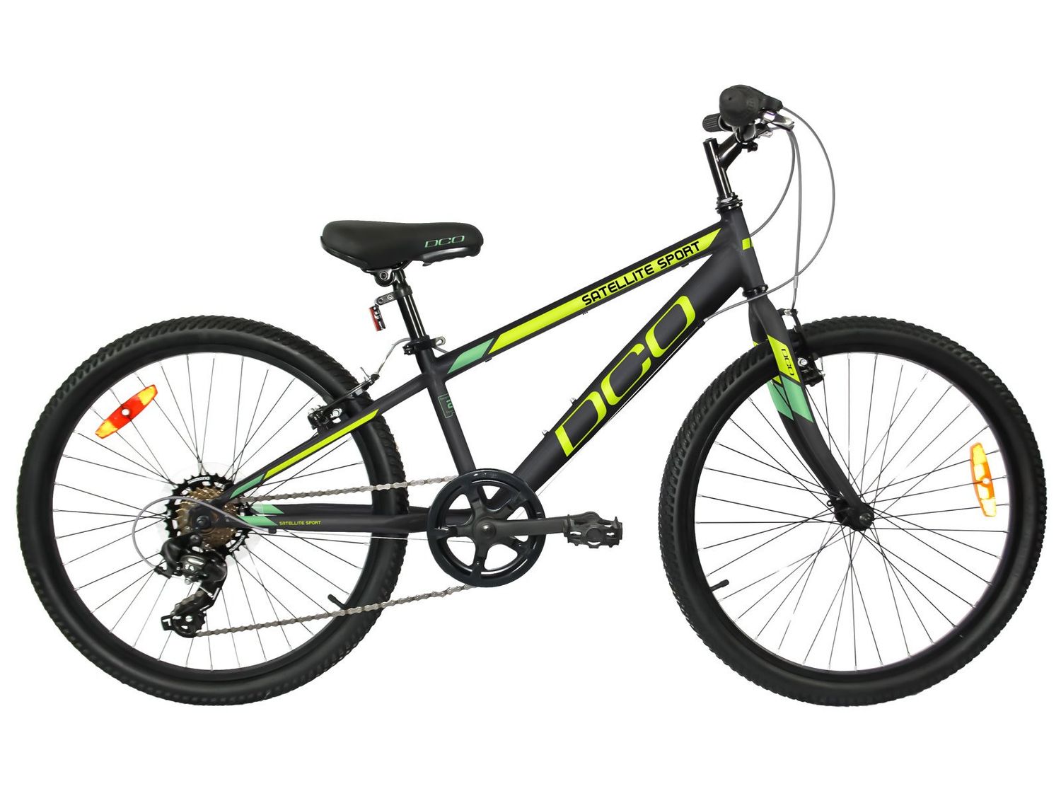 Vélo DCO Satellite Sport 24po Noir/Lime