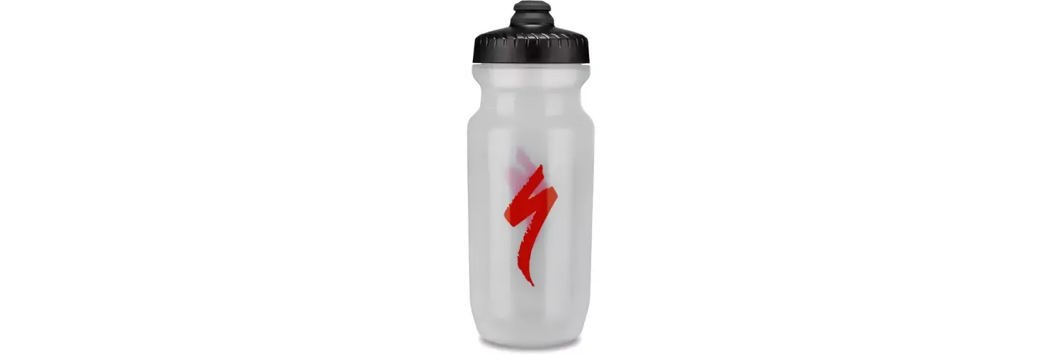 Bouteille Specialized Little Big Mouth 21oz Transparent/Logo Rouge