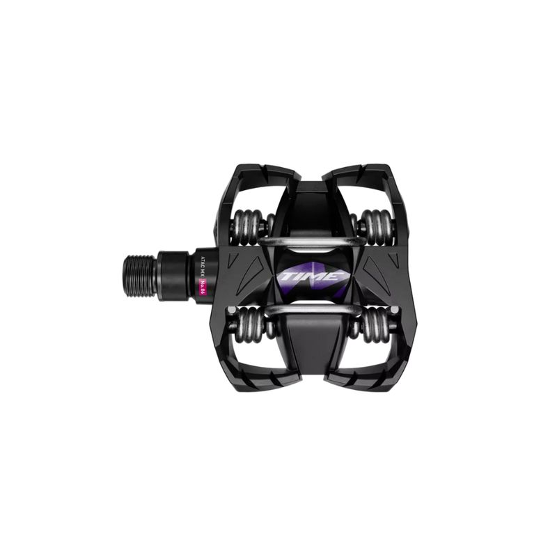 Pédales TIME, MX 6 B1, Corps: Composite, Axe: Acier, 9/16&#39;&#39;, Noir Mauve, Paire