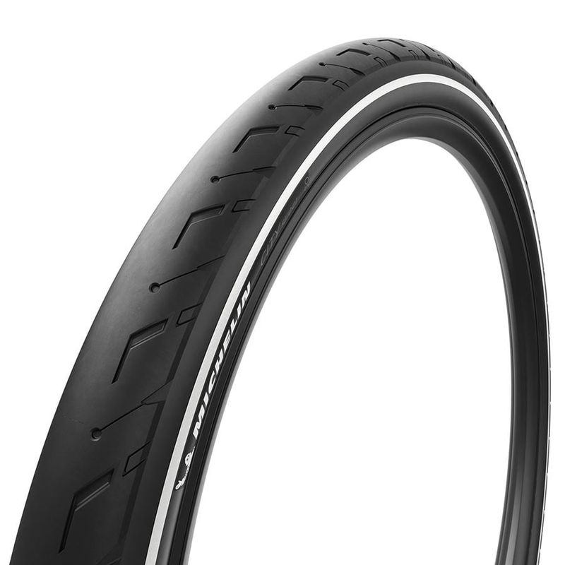Pneu Michelin, City Street 700x35C, Rigide, Tringle, MAGI-X, Noir