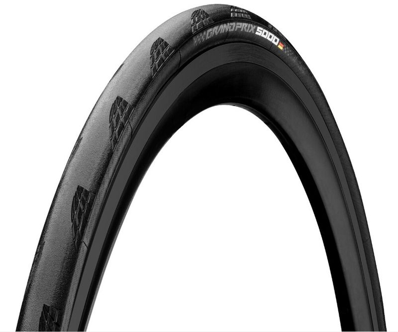 Pneu Continental Grand Prix 5000 700x25c Pliable, Black Chili, Noir