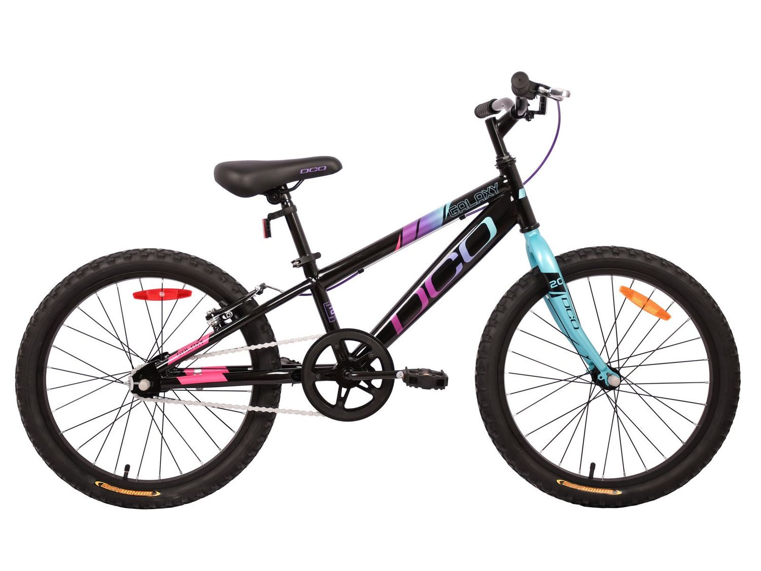 Vélo DCO Galaxy 20po Noir/Turquoise