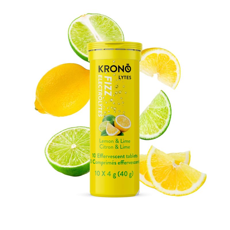 Comprimé d&#39;hydratation Krono Électrolytes Citron &amp; Lime 10pcs