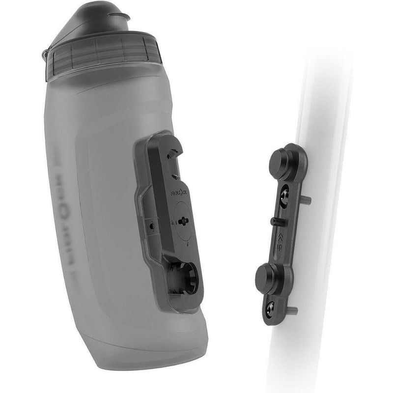 Porte-bidon magnétique Fidlock avec Bidon Antibactérien 590ml Transparent Noir