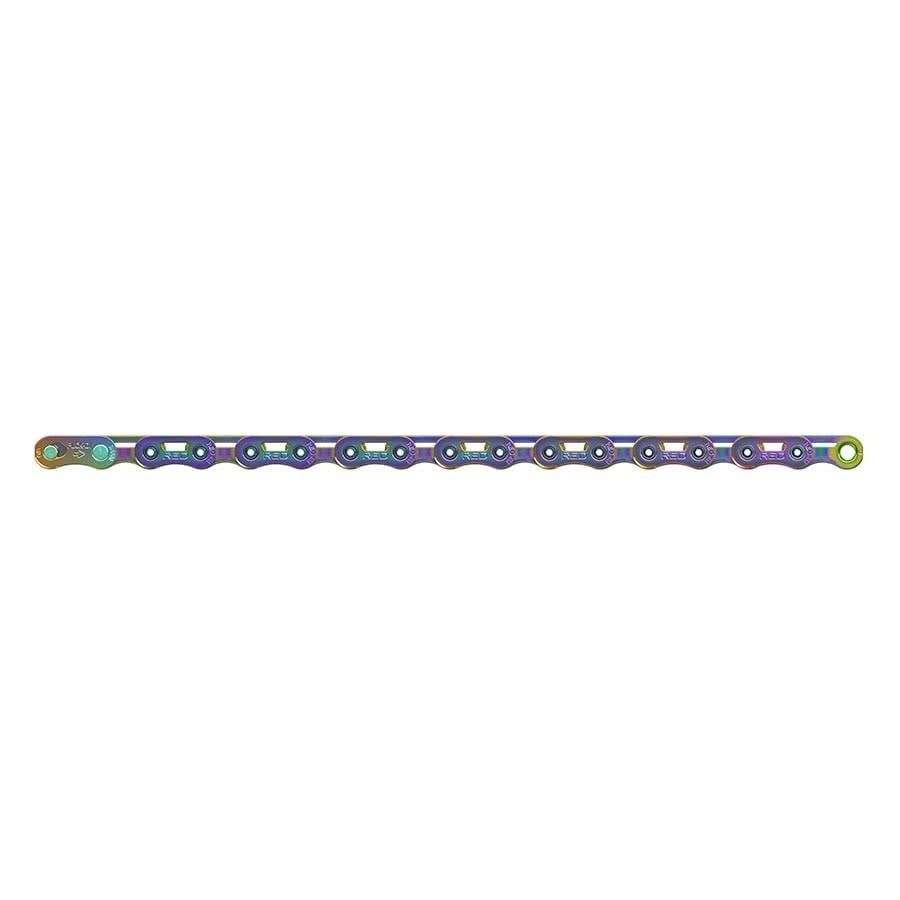 Chaîne SRAM, Red FlatTop E1, 12vit, 126maillons, Multicolore