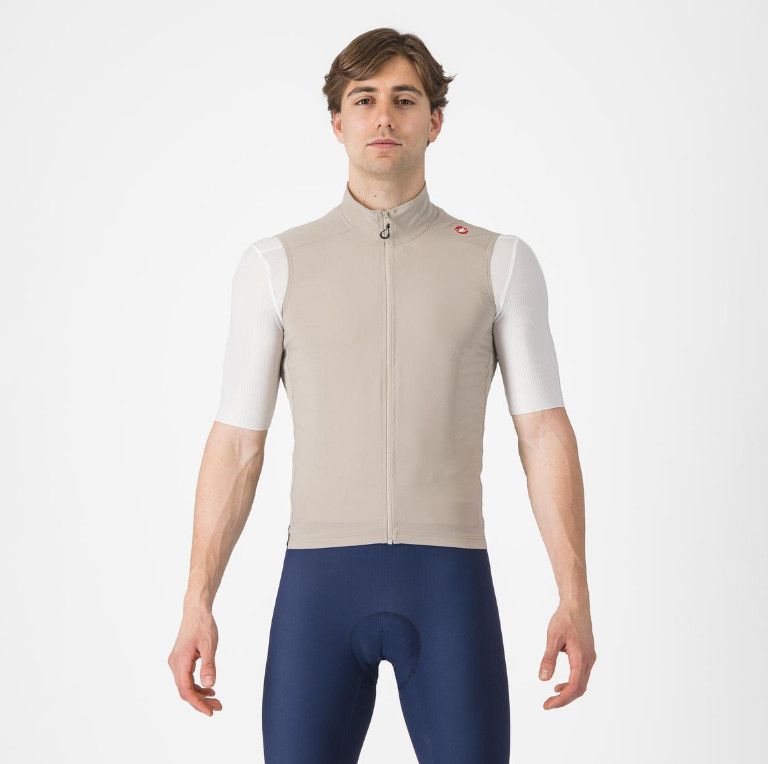 Veste sans manches Castelli Espresso Argile/Gris Foncé, Size: Small