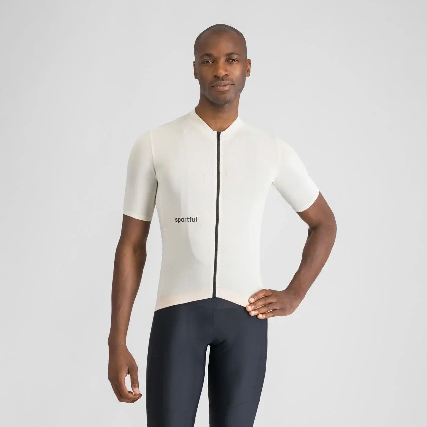 Maillot manches courtes Sportful Classic Blanc Crème, Size: Small