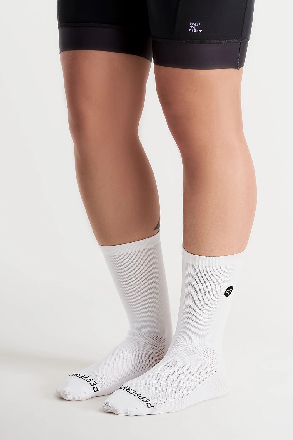 Bas Peppermint Signature Blanc, Size: S/M
