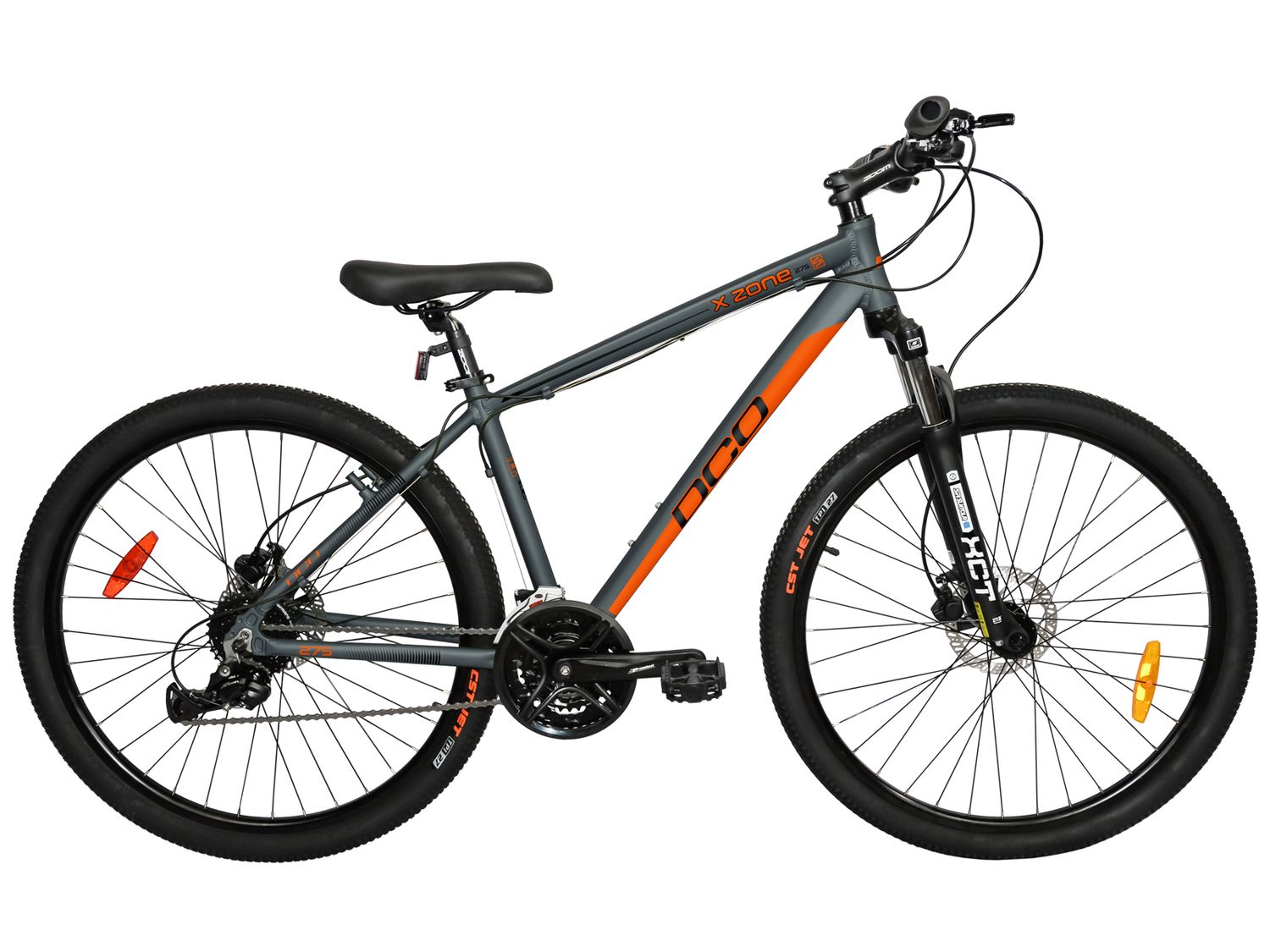 Vélo DCO X-Zone 275 Hydraulic Charcoal/Orange Mat 16&#39;&#39;