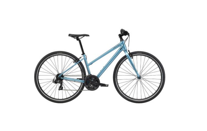 Vélo Cannondale Quick 6 Remixte Bleu Acier Medium