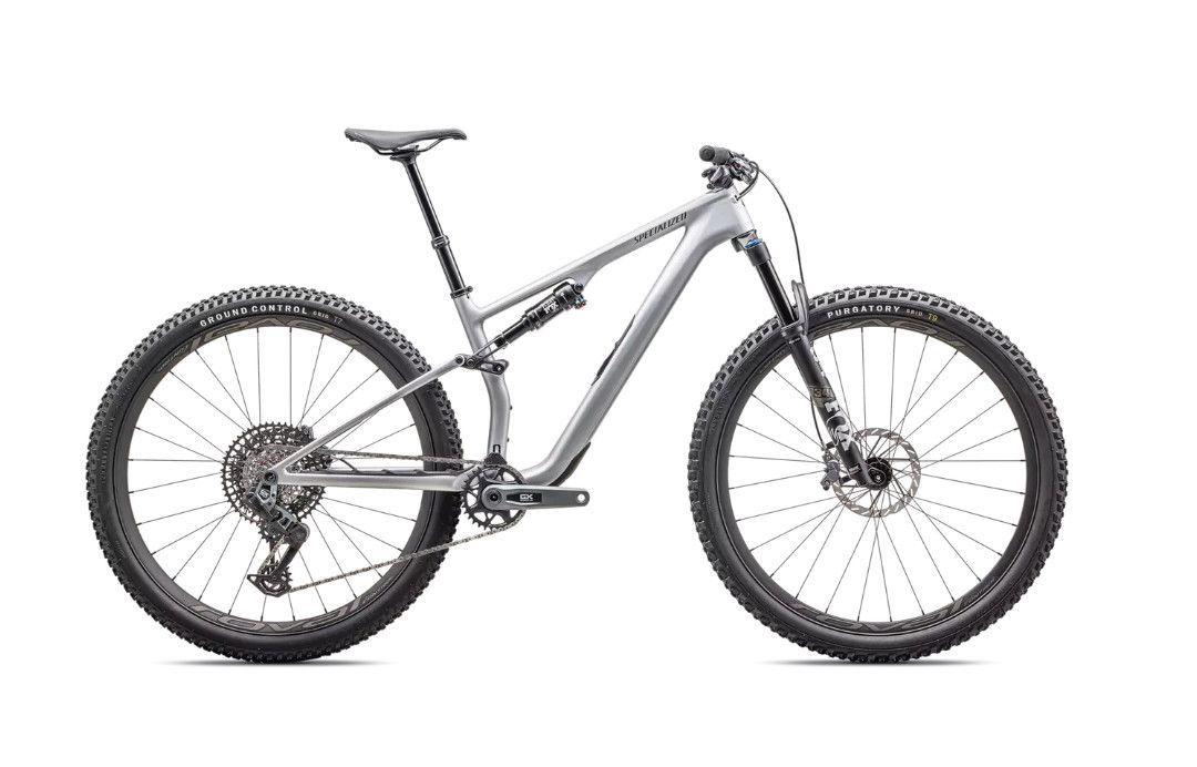 Vélo Specialized Epic 8 EVO Expert 2025 Argent Satiné/Bronze