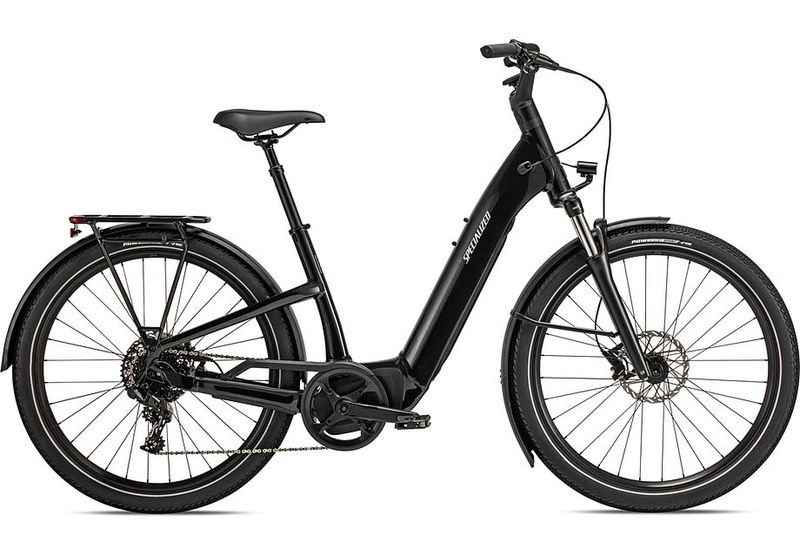 Vélo électrique Specialized Turbo Como 4.0 2024 Noir/Argent Réfléchissant