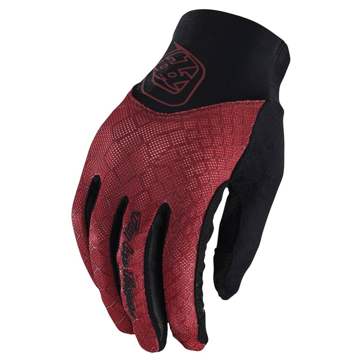 Gant Troy Lee Designs Ace 2.0 Femme Serpent, Color: Rouge, Size: XLarge