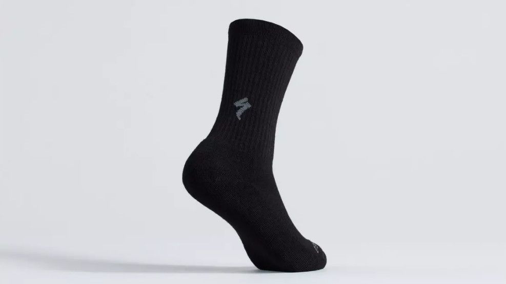 Bas Specialized Merino Midweight Tall Noir, Size: Small